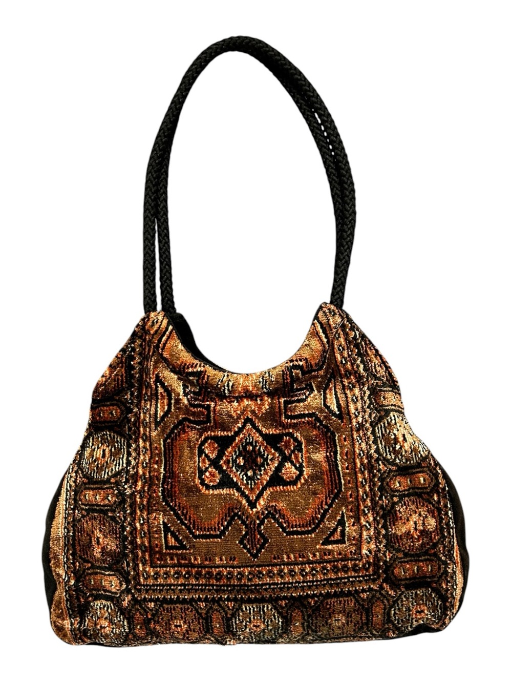 Vintage Carpetbags of America Tapestry Carpet Bag Purse Boho Tapestry Bag